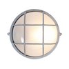 Access Lighting Nauticus Dual Mount, 1 Light Outdoor Bulkhead, Satin Finish, Frosted Glass 20294-SAT/FST